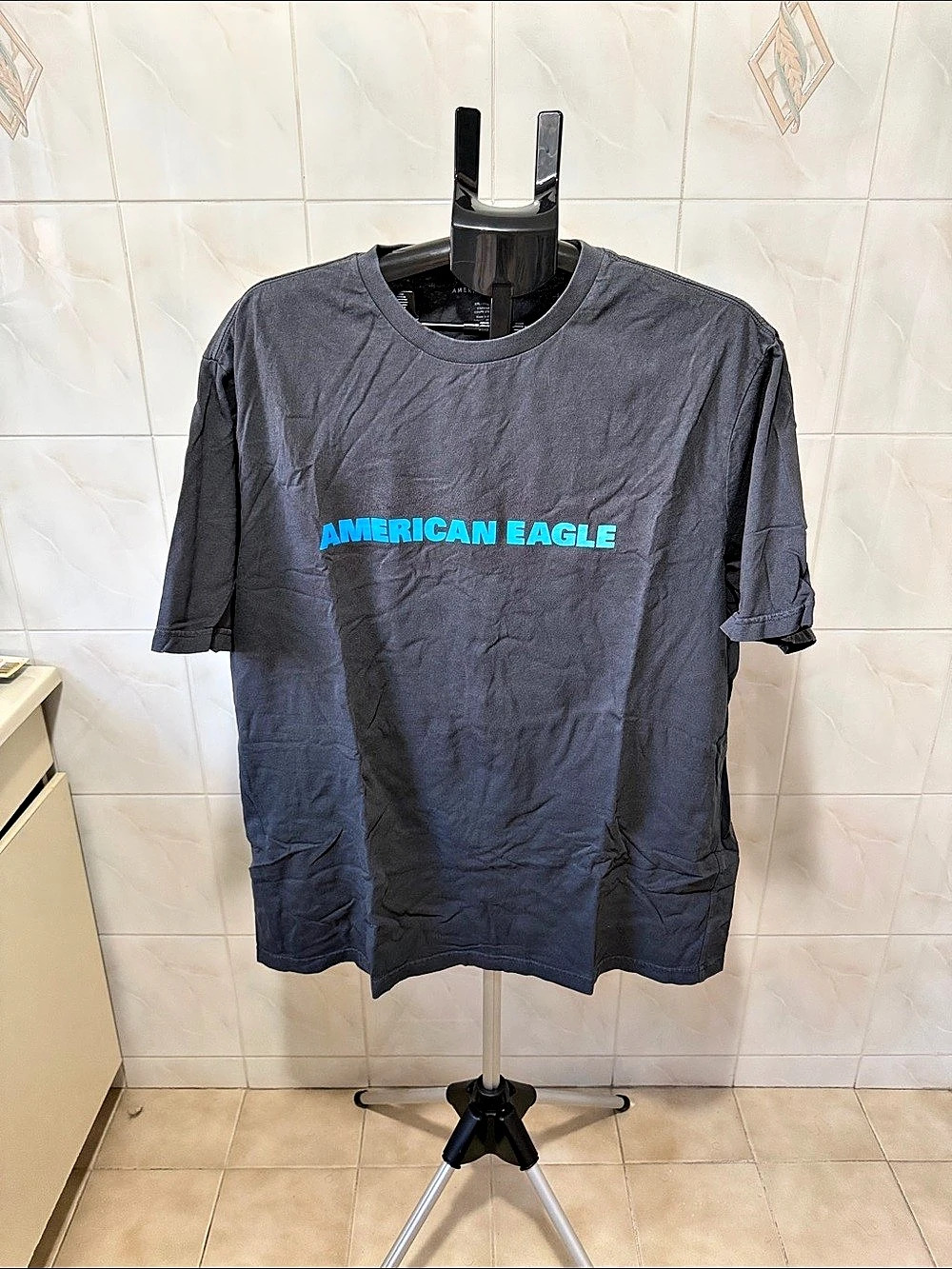 American Eagle Graphic Tee Gray Size XXL